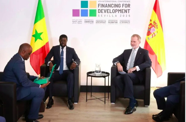 Financement du développement : Bassirou Diomaye Faye rencontre le Roi d’Espagne à Séville