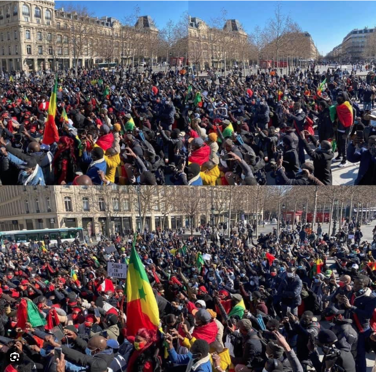 2000 manifestants en France: PARIS BALAIE MACKY, MACRON NE DORT PLUS