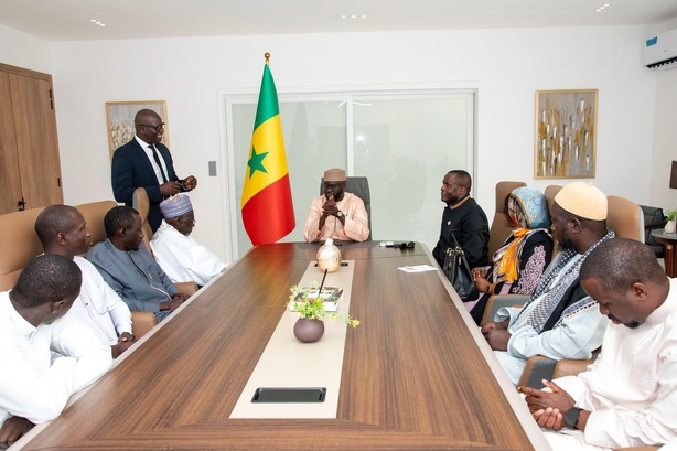 Assemblée nationale : Le Président El Malick Ndiaye reçoit l’Imam El Hadji Fansou Bodian