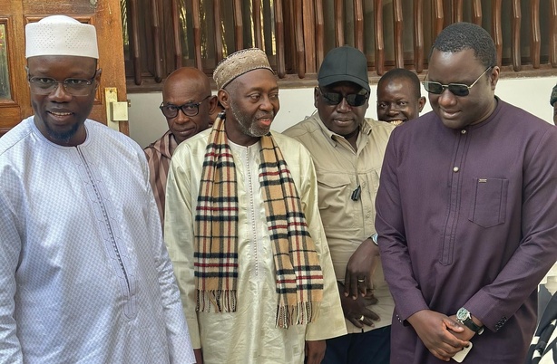 Ousmane Sonko chez Mamadou Lamine Diallo