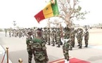 Remise du drapeau au contingent en partance pour la Centrafrique  DETSEN4 MINUSCA